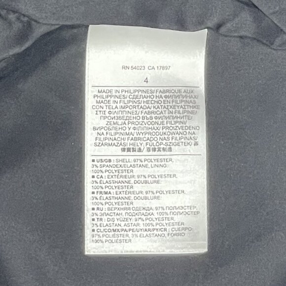 Banana Republic Black Sheath Dress with Back Cutout & Gold Zipper | Size 4 - Picture 8 of 8